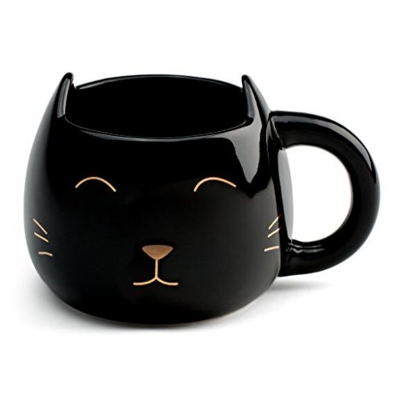 Black Cat Face Jumbo Mug - Picture 1 of 6